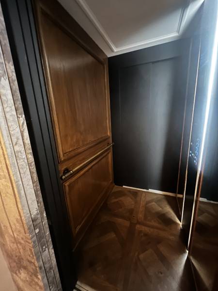 Rénovation en faux bois ascenseur à Lyon en Rhône-Alpes